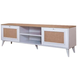 Έπιπλο Τηλεόρασης Mount 277WLN1134 180x55x41cm White-Oak