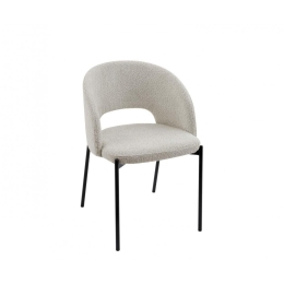 Καρέκλα Elia AH-MU74109 57x52x76,5cm Ecru