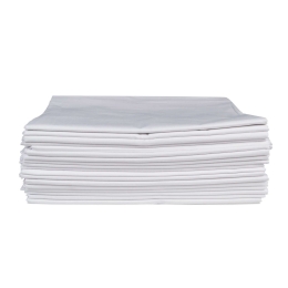 Σεντόνι Ξενοδοχείου White 80% Cotton 20% Polyester 160TC Percalle S/L Υπέρδιπλo 160x260cm Viscose-Βαμβάκι