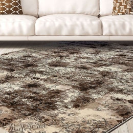 Χαλί Thema 4645/958 Καφέ-Μπεζ Colore Colori 250X250cm Round