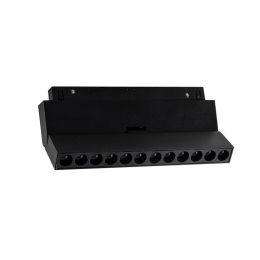 Γραμμικό Φωτιστικό Μαγνητικής Ράγας MEYEM1230B 22cm Led 1000lm 12W 3000K Black Aca