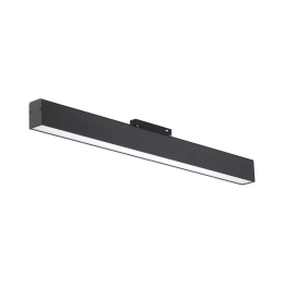 Γραμμικό Φωτιστικό LED MTN-52761 Μαγνητικής Ράγας M35 Dimmable 20W 3000K 1600lm 60x3,4x5x5,05cm Black Metanor