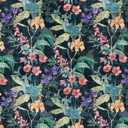 Χαλί Fiori 9111 Black-Multi Ezzo 120X180cm