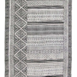 Χαλί Art 1009 Χειροποιήτο Black-White New Plan 133X190cm