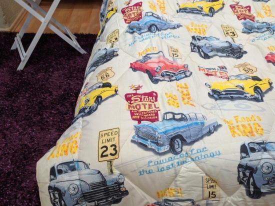 Πάπλωμα Antique Cars Μονό