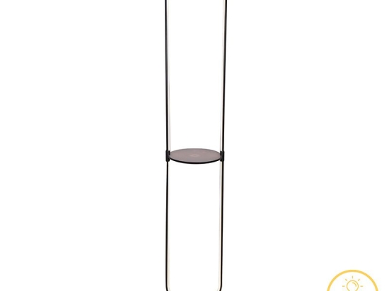 Φωτιστικό δαπέδου Reflect pakoworld LED μαύρο Φ26x165εκ