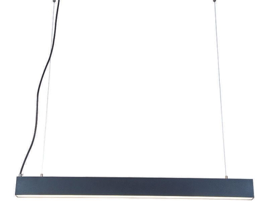 Φωτιστικό Οροφής-Ράγα 6172-90 M90cm 2400Lm Black Inlight