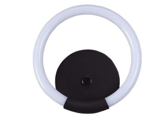 Φωτιστικό Τοίχου-Απλίκα Led 43016 Φ23cm 400Lm Black Inlight