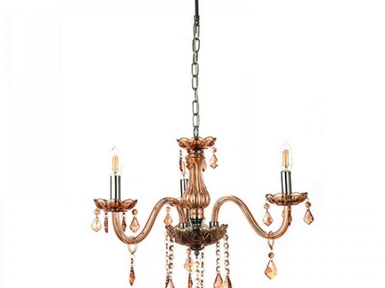 Φωτιστικό Οροφής 5314-3 55cm 3xΕ14 Honey Inlight