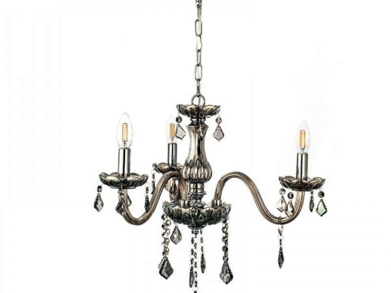 Φωτιστικό Οροφής 5314-3 55cm 3xΕ14 Transparent Inlight