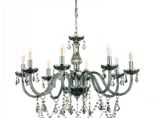 Φωτιστικό Οροφής 5314-8 75cm 8xΕ14 Transparent Inlight