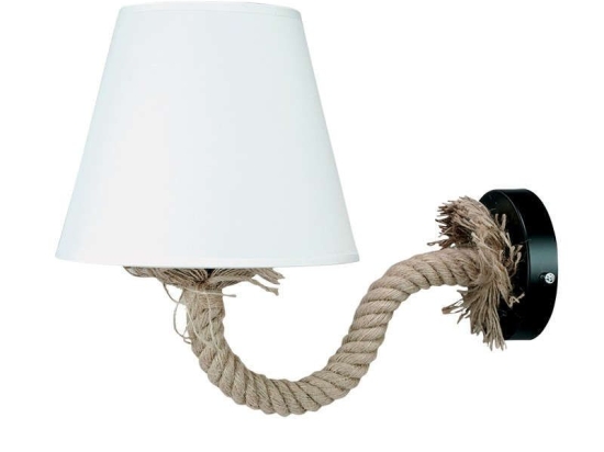 Φωτιστικό Τοίχου-Απλίκα 43368 30x26cm 1xΕ27 Natural-Black Inlight