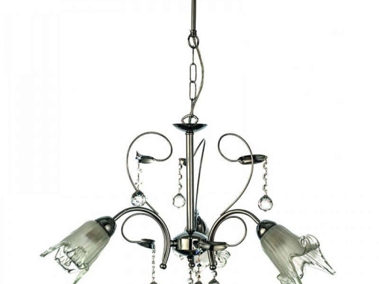 Φωτιστικό Οροφής 5300-3 60x25cm 3xΕ14 Chrome Inlight