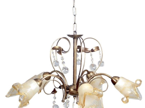 Φωτιστικό Οροφής 5300-5 60x40cm 5xΕ14 Bronze Inlight