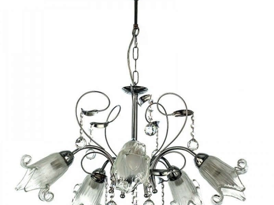 Φωτιστικό Οροφής 5300-5 60x40cm 5xΕ14 Chrome Inlight