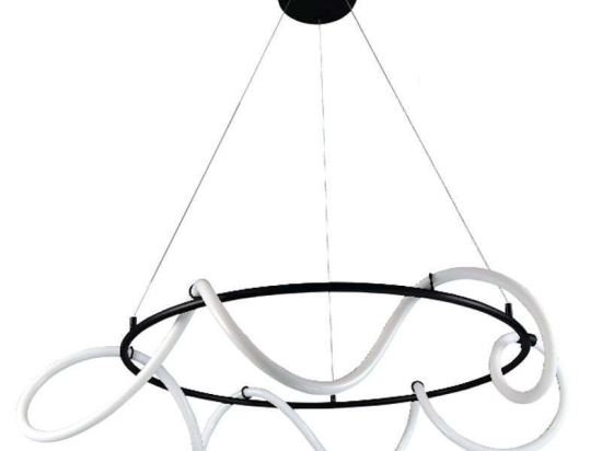 Φωτιστικό Οροφής Led 6016-Β 60cm 4800Lm Black Inlight