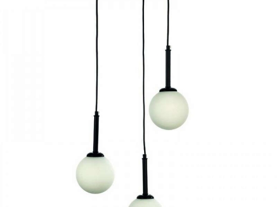 Φωτιστικό Οροφής 4514-3 30cm 3xG9 Black-White Inlight