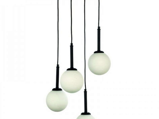 Φωτιστικό Οροφής 4514-4 30x110cm 4xG9 Black-White Inlight