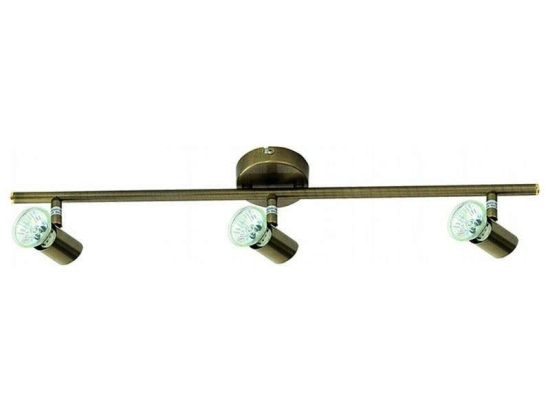 Φωτιστικό Οροφής-Σποτ 90763 60x15cm 3xGU10 Bronze Inlight