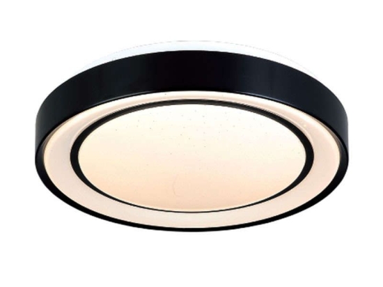 Φωτιστικό Οροφής-Πλαφονιέρα Led 42179-A 50x8cm 2900Lm Black Inlight Μέταλλο,Ακρυλικό