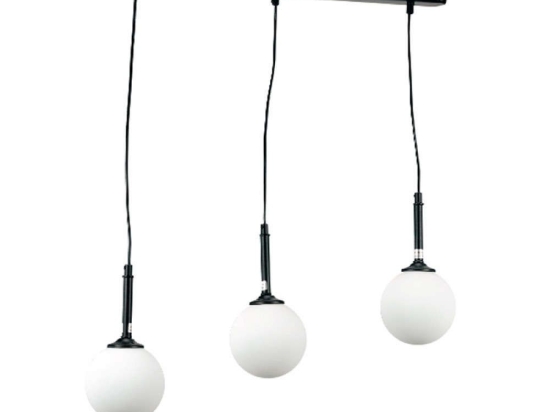 Φωτιστικό Οροφής Ράγα 4514-3 60cm 3xG9 Black Inlight