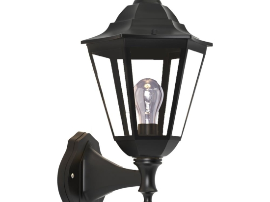 Φωτιστικό Τοίχου Redfish 80202614 E27 36x23.5cm Black ItLighting