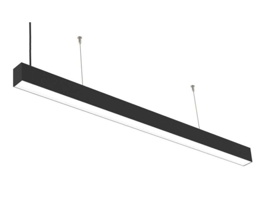 Φωτιστικό Οροφής-Ράγα 6042-120 7x5x120cm Led 3200Lm 40W 3000K Black Inlight