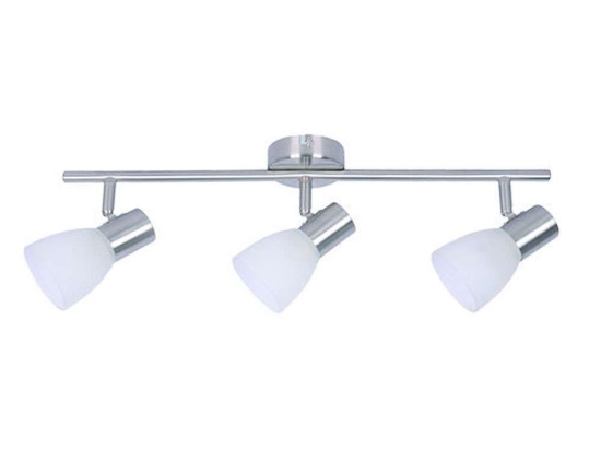 Φωτιστικό Οροφής - Σποτ 9065-3 60x9cm 3xΕ14 Nickel Inlight