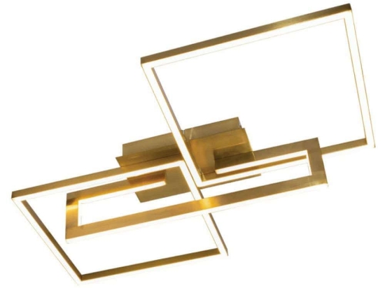 Φωτιστικό Οροφής 6054-GL 70cm Dim Led 3600Lm 45W 3000Κ Gold Inlight