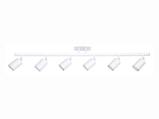 Φωτιστικό Οροφής - Σποτ 9086-6 110x22cm 6xGU10 White Inlight