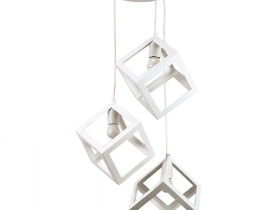 Φωτιστικό Οροφής 4400-3-WH 26x16x120cm 3xE27 White Inlight