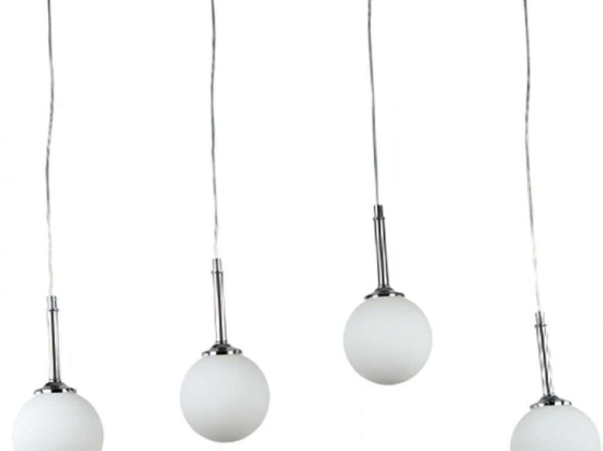 Φωτιστικό Οροφής - Ράγα 4515-4 80x110cm 4xG9 Chrome-White Inlight