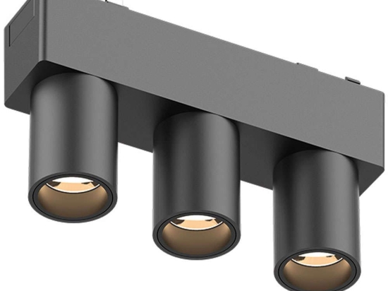 Σποτ Μαγνητικής Ράγας Ultra-Thin T05005-BL 12,2x2,6x5,5cm Led 480lm 5W Black Inlight