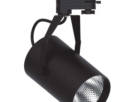 Σποτ Τριφασικής Ράγας T00902-BL Φ10x28cm Led 2500lm 30W 4000K Black Inlight