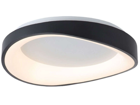Φωτιστικό Οροφής - Πλαφονιέρα 42033-Black 52x9cm Led 5400lm 72W Black Inlight