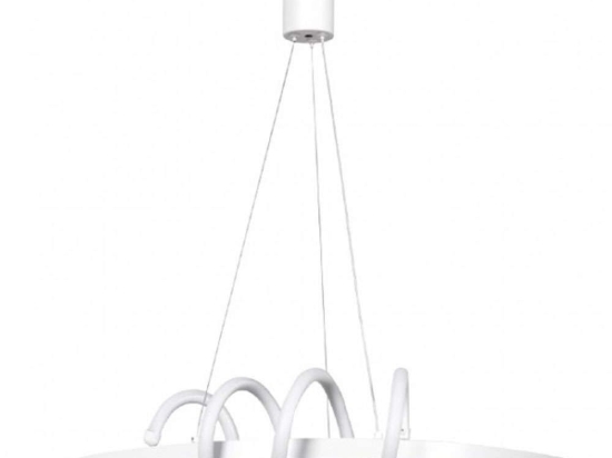 Φωτιστικό Οροφής 6076-WH Φ60cm Led 44W White Inlight