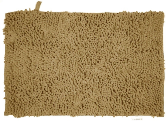 Ταπέτο Μπάνιου Velvet 02-7379 Κρεμ Estia 50X80cm Πολυέστερ