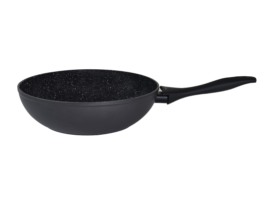 Τηγάνι Wok 01-6099 Magma 28Cm Αλουμίνιο Black Estia 28cm Αλουμίνιο