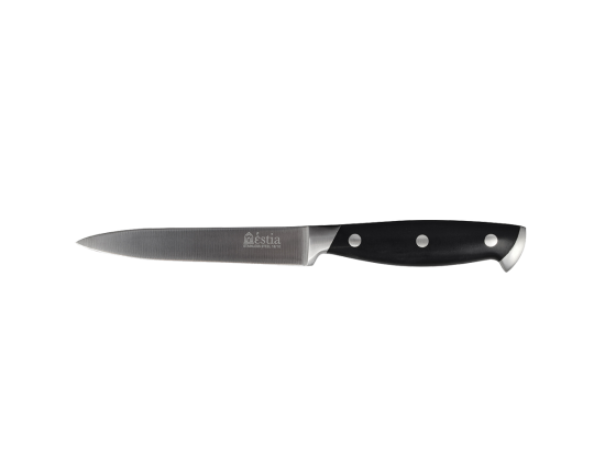 Μαχαίρι Γενικής Χρήσης 01-7041 Butcher Ανοξείδωτο Ατσάλι Silver-Black Estia Ανοξείδωτο Ατσάλι