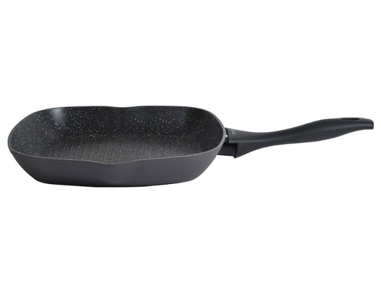 Τηγάνι Γκριλιέρα Magma 01-6082 Φ28cm Black Estia 28cm Αλουμίνιο