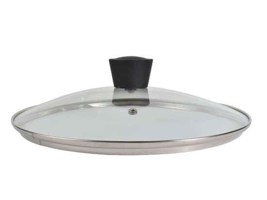 Καπάκι Μαγειρικών Σκευών Magma 01-6181 Φ26cm Γυάλινο Clear Estia Γυαλί