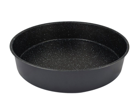 Ταψί Στρογγυλό Αντικολλητικό Magma 01-7218 Φ32cm Black Estia Αλουμίνιο