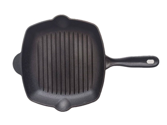 Τηγάνι Γκριλιέρα Από Μαντέμι Iron 01-9939 Φ28cm Black Estia 28cm Μαντέμι