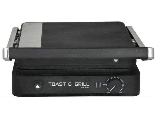 Τοστιέρα 4 Θέσεων Toast&Grill 06-11857 2000W Black-Grey Estia