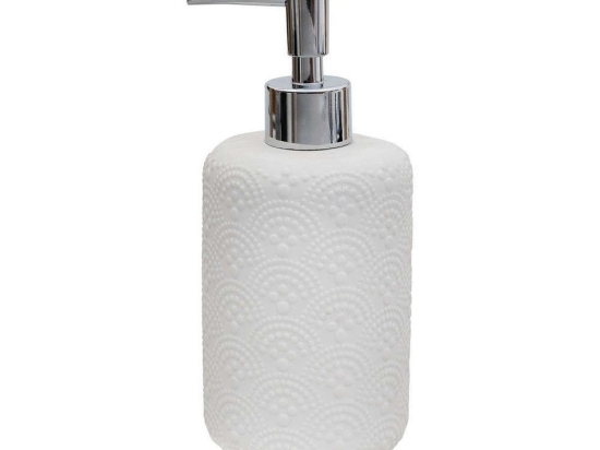 Δοχείο Κρεμοσάπουνου 02-11475 500ml White Estia Πηλός
