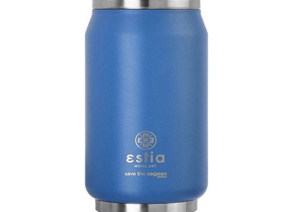 Ισοθερμικό Δοχείο Καφέ Save The Aegean 01-16838 300ml Denim Blue Estia