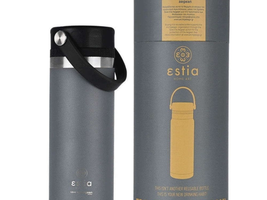 Θερμός Save The Aegean 01-17798 500ml Fjord Grey Estia
