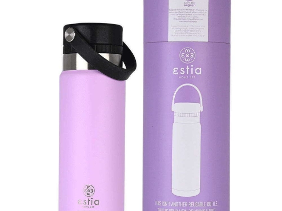 Θερμός Save The Aegean 01-17866 750ml Lavender Purple Estia Ανοξείδωτο Ατσάλι