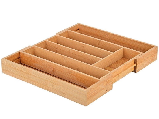 Κουταλοθήκη Επεκτεινόμενη Bamboo Essentials 01-17613 25,5x33,5x5cm Natural Estia Bamboo