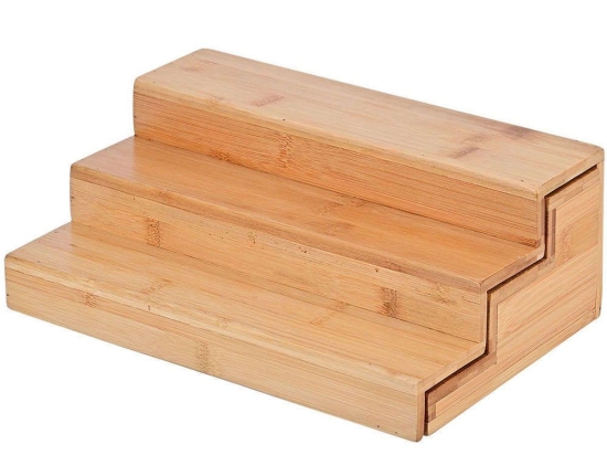 Βάση Οργάνωσης Κουζίνας Επεκτεινόμενη Bamboo Essentials 01-17620 20x11x30cm Natural Estia Bamboo